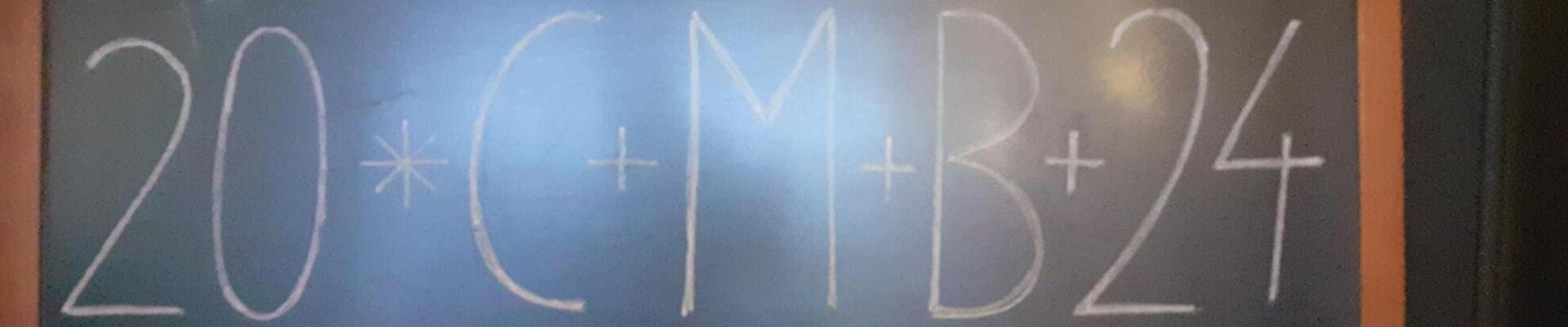 20 * C+M+B+24 Christus segne dieses Haus